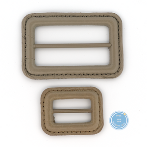 (1 pieces set) 42mm & 68mm Real Leather Buckle - BEIGE