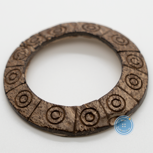 (1 pieces set) 60mm Coconut Pattern Ring