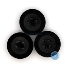 Load image into Gallery viewer, (3 pieces set) 25mm Dark Brown Wooden Button with Special Hole
