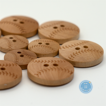 Load image into Gallery viewer, (3 pieces set) 15mm &amp; 20mm 2hole Laser Wood Button
