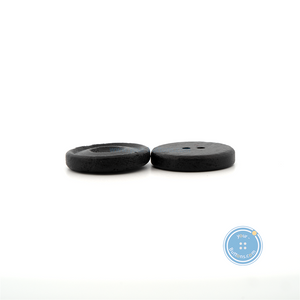 (3 pieces set) 20mm DTM Black Wooden Button