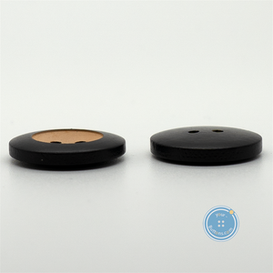 (3 pieces set) 11mm-22mm Wooden Button (Black)
