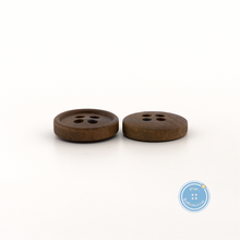 Load image into Gallery viewer, (3 pieces set) 11mm DTM Dark Brown Wooden Button
