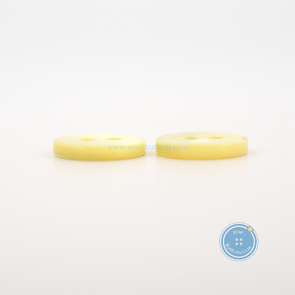(3 pieces set) 10mm , 11.5mm & 20mm DTM Lemon & Pink Shell Button