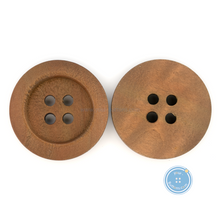 Load image into Gallery viewer, (3 pieces set) 30mm DTM Light Brown Wooden Button
