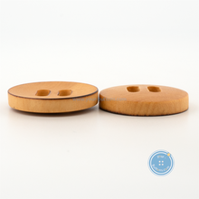 Load image into Gallery viewer, (3 pieces set) 21mm Boxwood Button &amp; Litchi Wood Button
