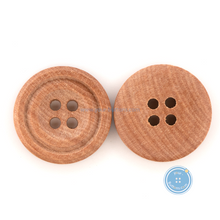 Load image into Gallery viewer, (3 pieces set) 17mm Litchi Wooden Button
