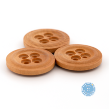 Load image into Gallery viewer, (3 pieces set) 20mm Special hole Wood Button
