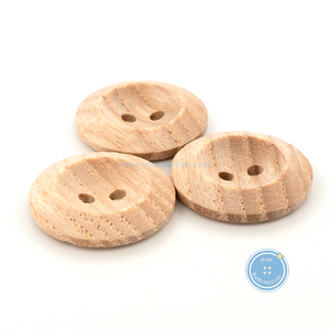 (3 pieces set) 25mm Beech Wooden Button