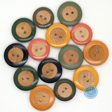 Load image into Gallery viewer, (3 pieces set) 20mm-23mm Colorful Wooden Button

