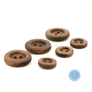 (3 pieces set) 10mm & 15mm Wooden Button