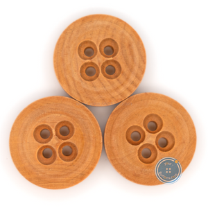 (3 pieces set) 20mm Special hole Wood Button