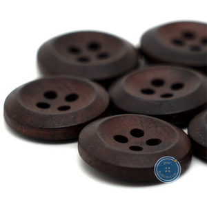 (3 pieces set) 15mm-4hole Wooden Button
