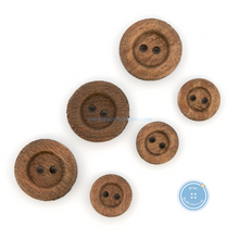 Load image into Gallery viewer, (3 pieces set) 10mm &amp; 15mm Wooden Button
