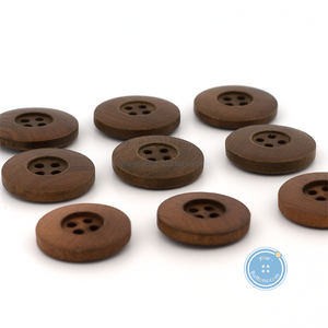 (3 pieces set) 20mm,21mm & 22mm Brown Wooden Button