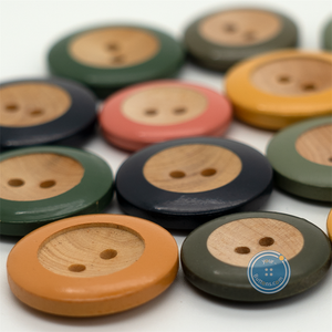 (3 pieces set) 20mm-23mm Colorful Wooden Button