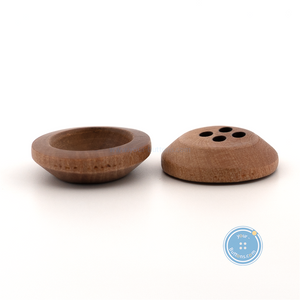 (3 pieces set) 13mm & 22mm Oval shape Wood Button with Oval Hole