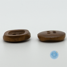 Load image into Gallery viewer, (3 pieces set) 16mm Dark Brown Wood button
