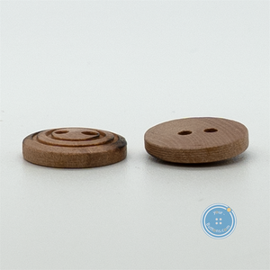(3 pieces set) 14mm Wood button