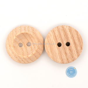 (3 pieces set) 25mm Beech Wooden Button