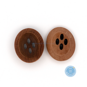 (3 pieces set) 13mm & 22mm Oval shape Wood Button with Oval Hole
