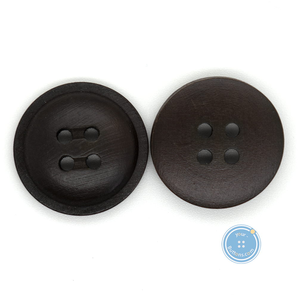 (3件套) 25mm 4hole Wooden Button