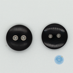 (3 pieces set) 15mm Real Horn Button with Metal eyelet