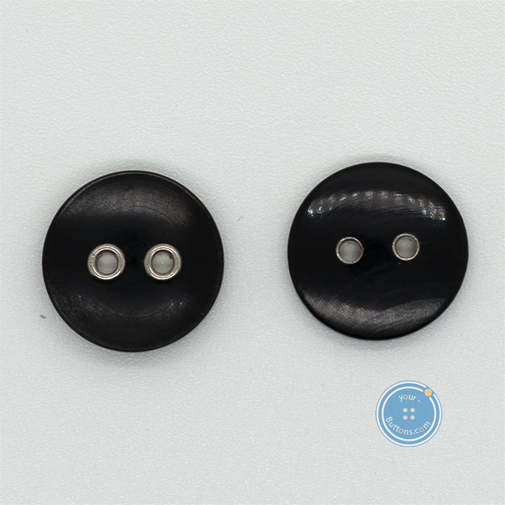 (3 pieces set) 15mm Real Horn Button with Metal eyelet