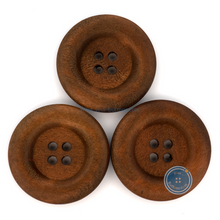 Load image into Gallery viewer, (3 pieces set) 31mm Big RIM Wooden Button
