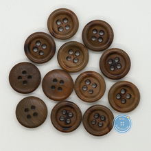 Load image into Gallery viewer, (3 pieces set) 14mm Wood button
