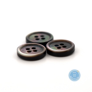 (3 pieces set) 12mm 4hole MOP Blacklip Shell Button