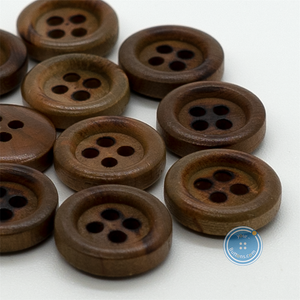 (3 pieces set) 14mm Wood button