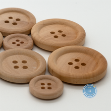 Load image into Gallery viewer, (3 pieces set) 10mm,13mm,15mm,18mm,21mm,23mm,26mm &amp; 28mm Wood button
