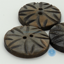 Load image into Gallery viewer, (2 pieces set) 25mm Hand-Made Horn Button
