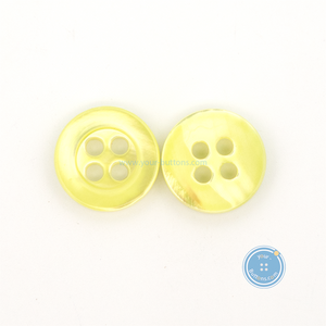 (3 pieces set) 10mm Takase Shell DTM Lemon & Pink Button