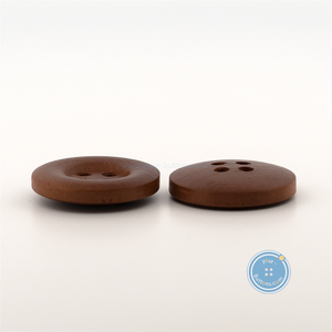 (3 pieces set) 12mm,15mm & 18mm Dark Brown Wooden Button