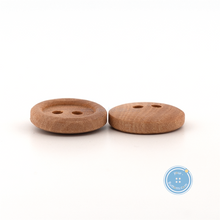 Load image into Gallery viewer, (3 pieces set) 9mm &amp; 15mm Natural Litchi Wooden Button
