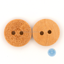 Load image into Gallery viewer, (3 pieces set) 15mm Laser Wooden Button
