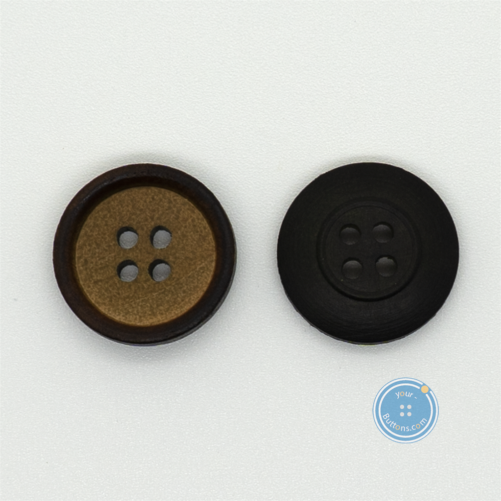 (3 pieces set) 19mm Vintage Wooden Button