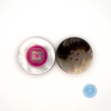 Load image into Gallery viewer, (3 pieces set) 15mm &amp; 20mm Epoxy Shell Button (Red,Rose &amp; Yellow)
