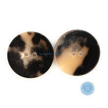Load image into Gallery viewer, (3 pieces set) 28mm Cow color Horn Button
