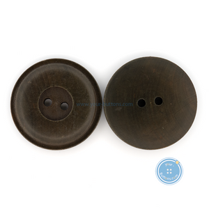 (3 pieces set) 32mm & 33mm DTM Brown Wooden Button
