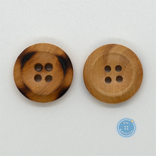 Load image into Gallery viewer, (3 pieces set) 17mm Burnt Wood button
