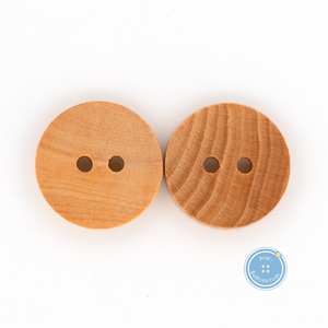 (3 pieces set) 13mm & 15mm Flat Wood Button
