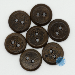 (3 pieces set) 19mm Burnt Horn Button