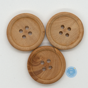 (3 pieces set) 23mm Wood button