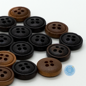 (3 pieces set) 10mm Wood button