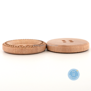 (3 pieces set) 11mm,13mm,27mm & 34mm Litchi Wooden Button with laser