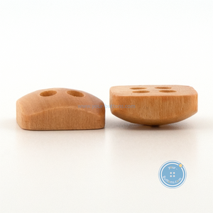 (3 pieces set) 11mm & 13mm Square Wooden Button