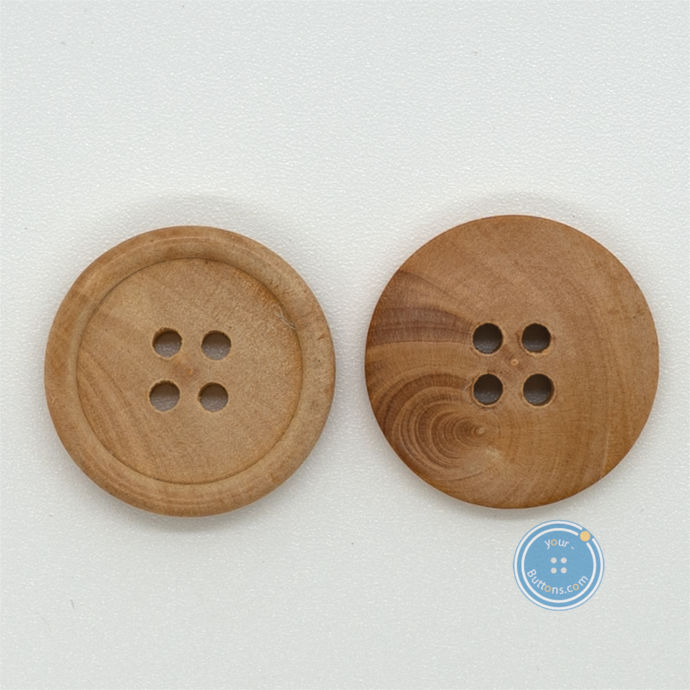 (3 pieces set) 23mm Wood button